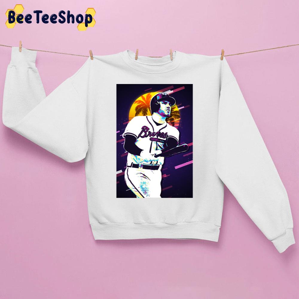 Retro Art Freddie Freeman Baseball Unisex Sweatshirt