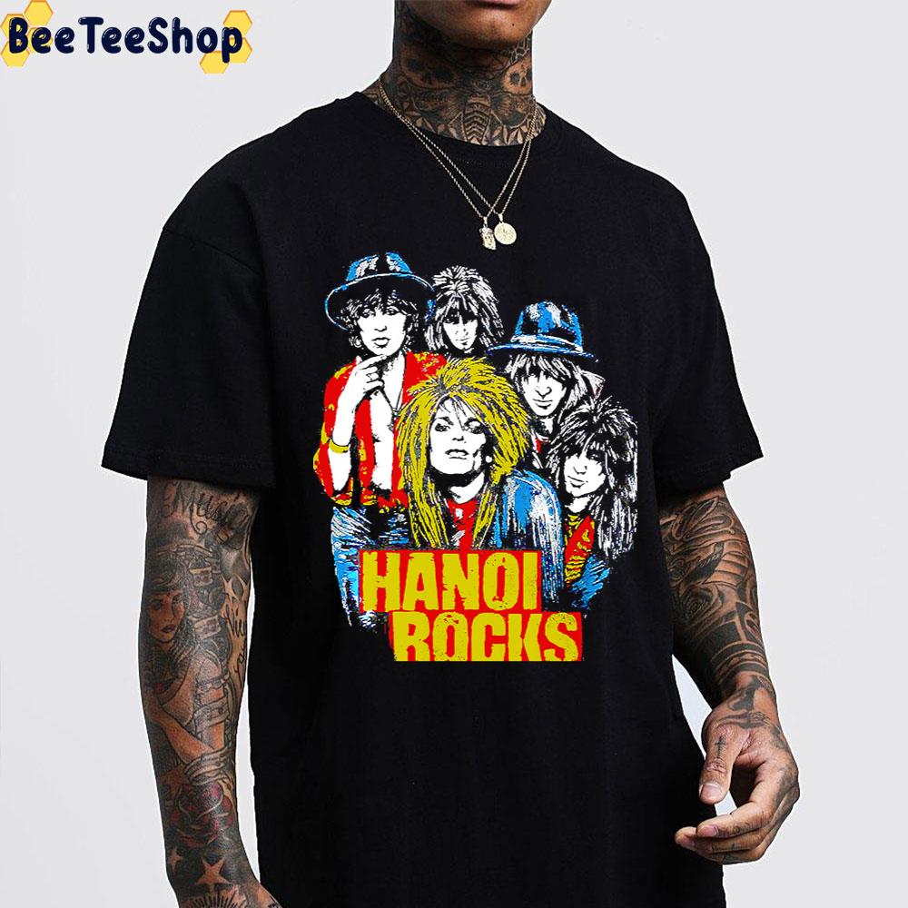 Retro Art Hanoi Rock Band Unisex T-Shirt