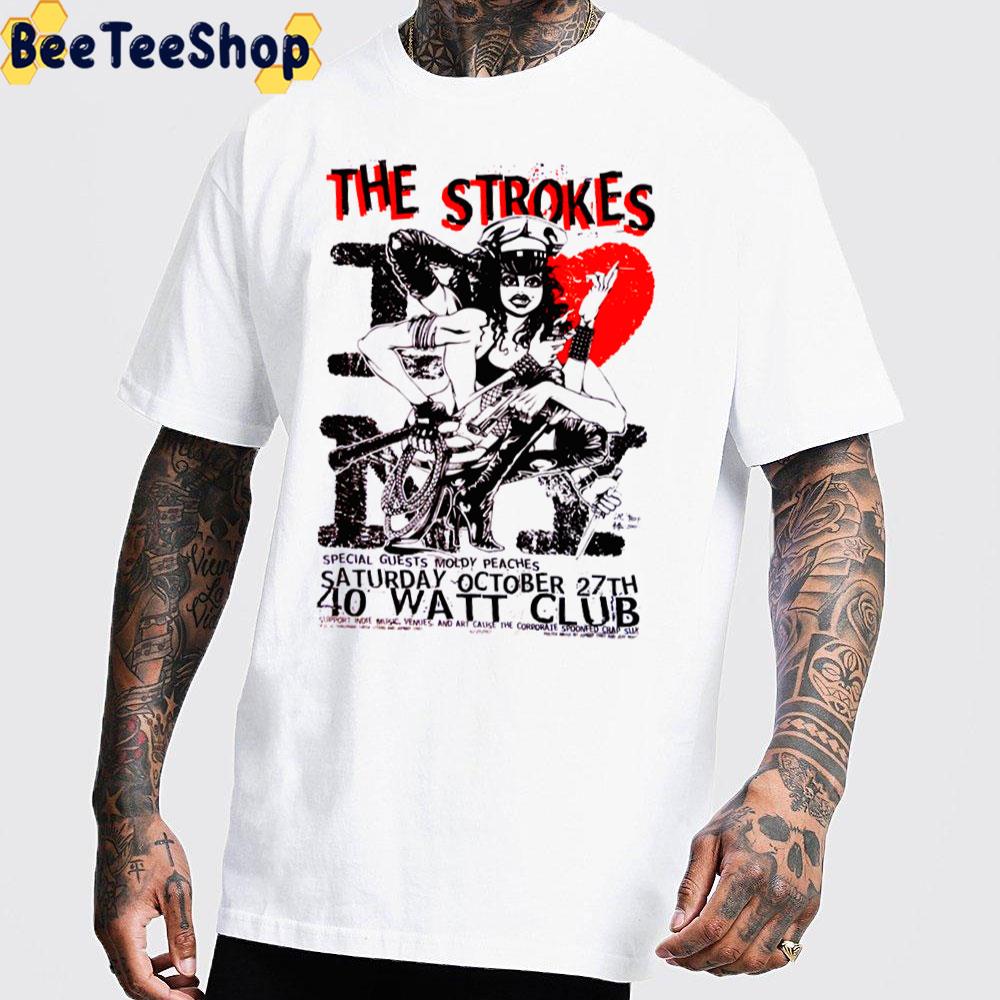 Retro Art The Strokes In Special Guest Music Band Unisex T-Shirt
