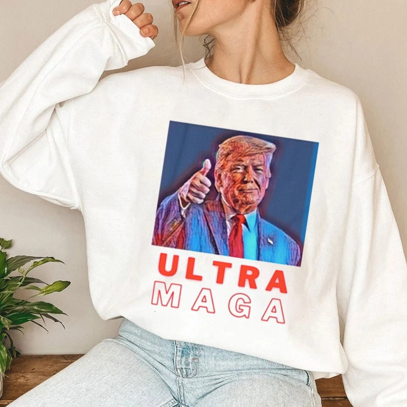 Retro Art Trump Ultra Maga Unisex Sweatshirt