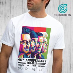 Retro Art U2 46th Anniversary 1876-2022 Signature Thank You For The Memories Unisex Shirt