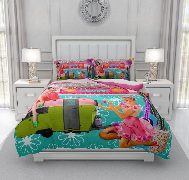 Retro Camper Cotton Bedding Sets