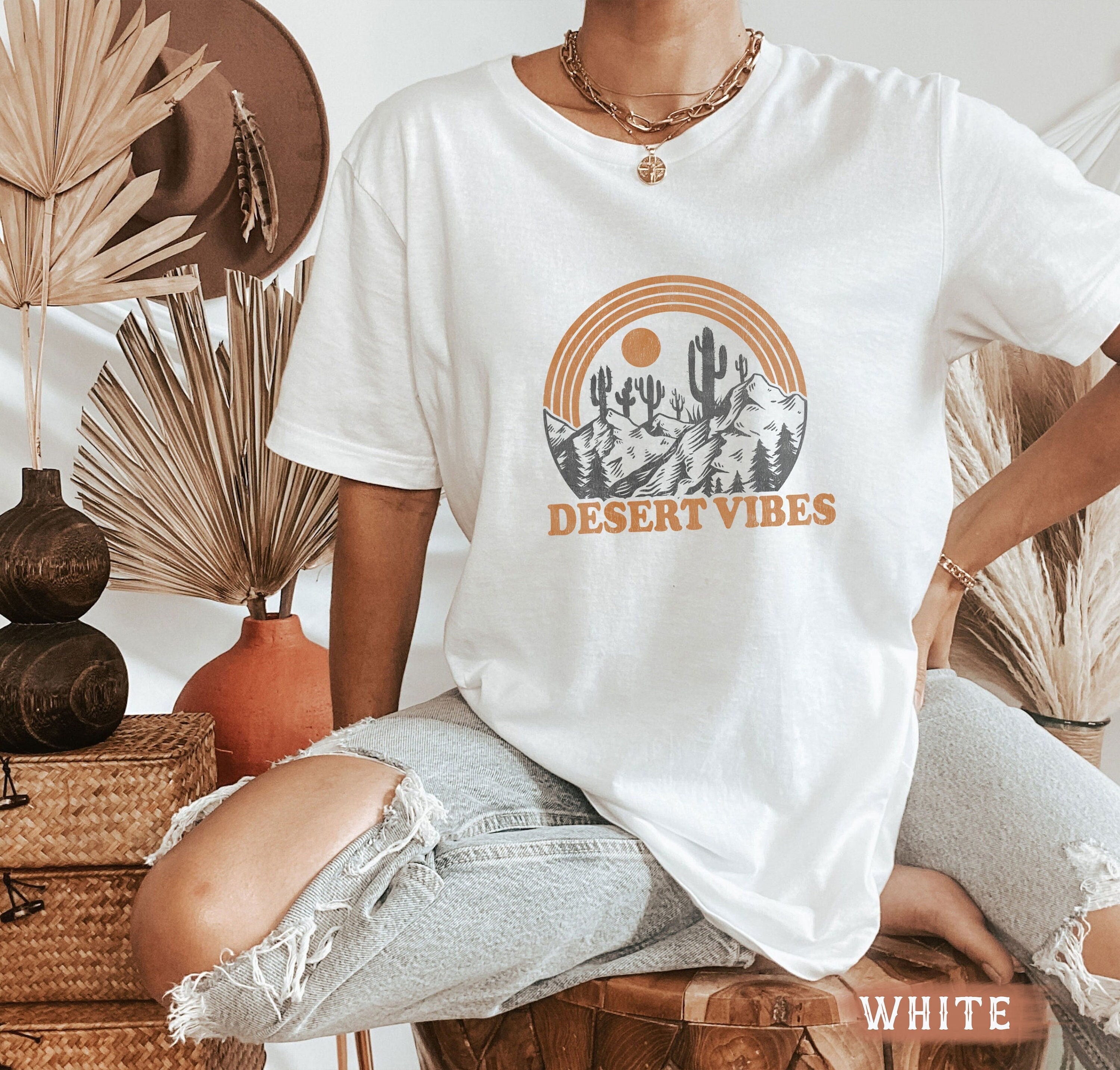 Retro Desert Vibes Unisex T-Shirt