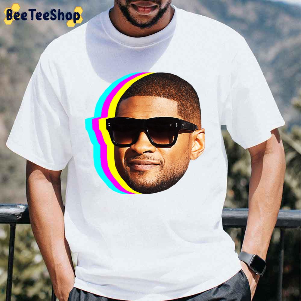 Retro Face Art Usher Rapper Unisex T-Shirt