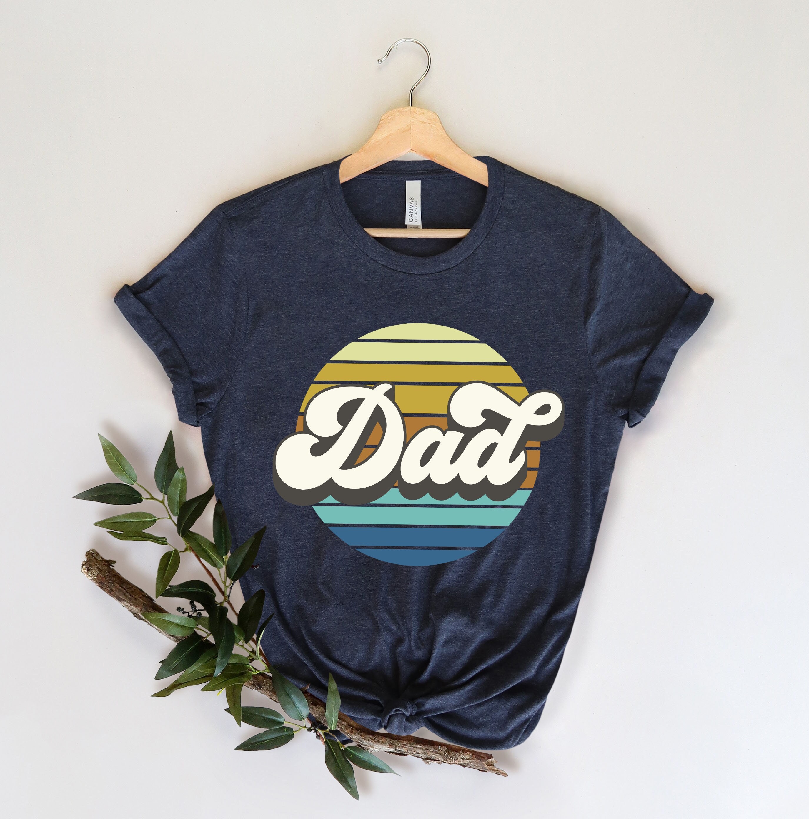 Retro Sunset Dad Father’s Day Unisex T-Shirt