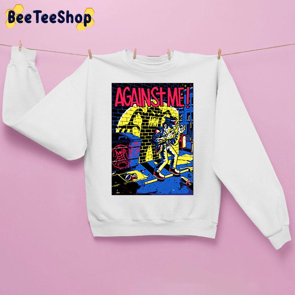 Retro Tour Art Against Me Band Unisex Sweatshirt