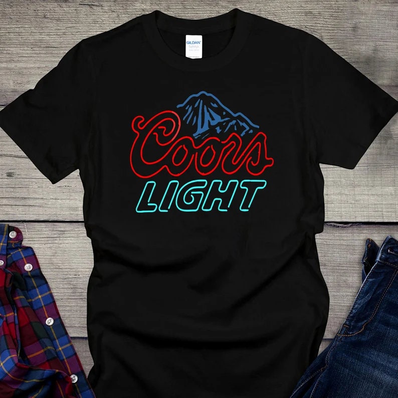 Retro Vintage Coor Light Mountain Unisex T-Shirt