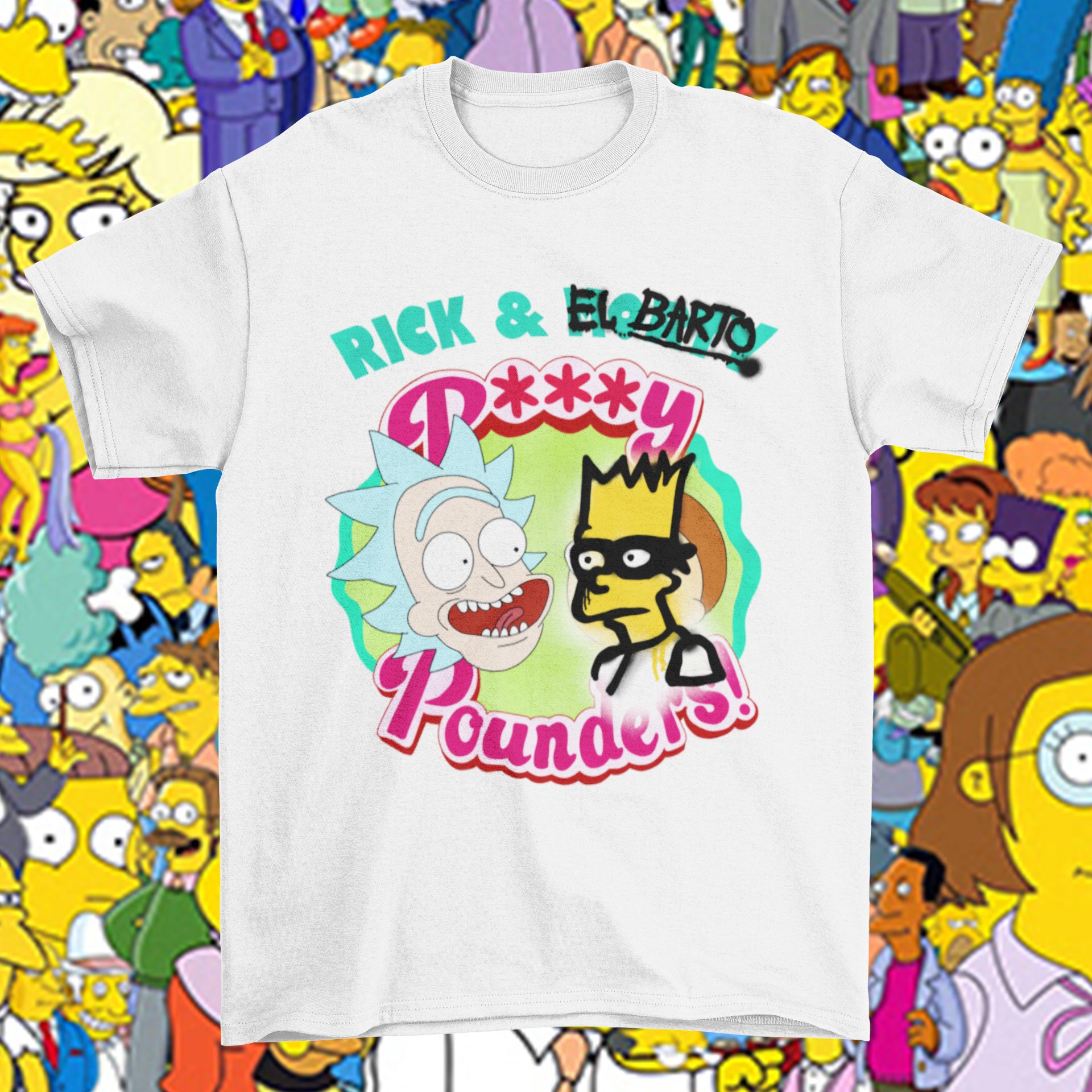 Rick And Bart Pussy Pounders Unisex T-Shirt