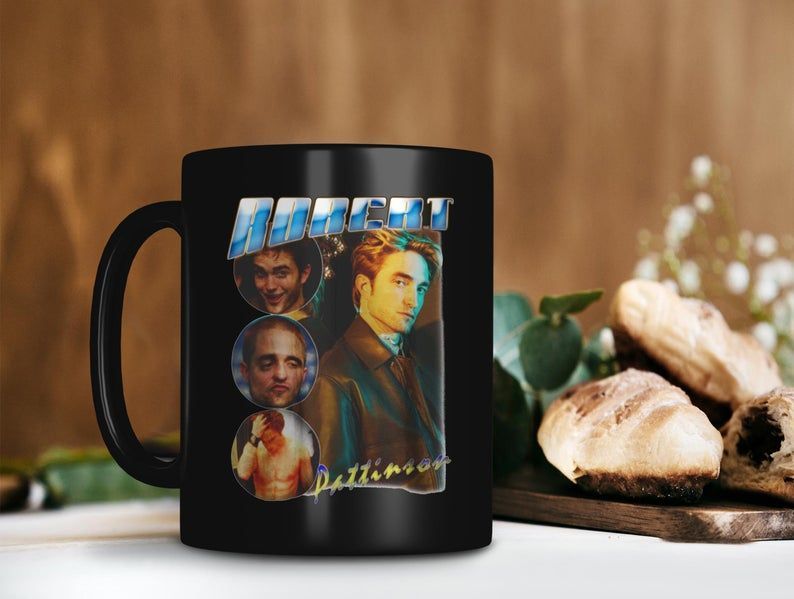 Robert Pattinson British Actor, Model, Musician, Producer Mug Edward Cullen Mug Premium Sublime Ceramic Coffee Mug Black