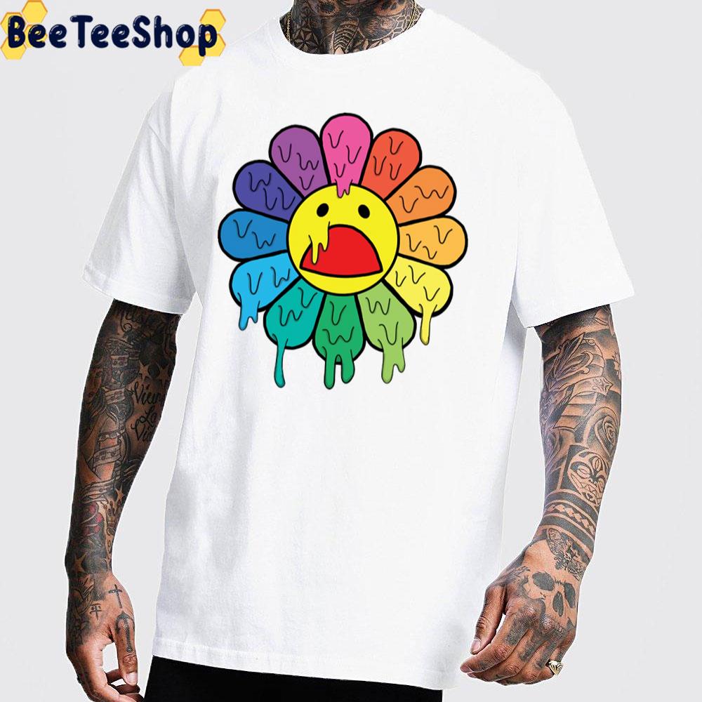 Sad Flower Rainbow Unisex T-Shirt