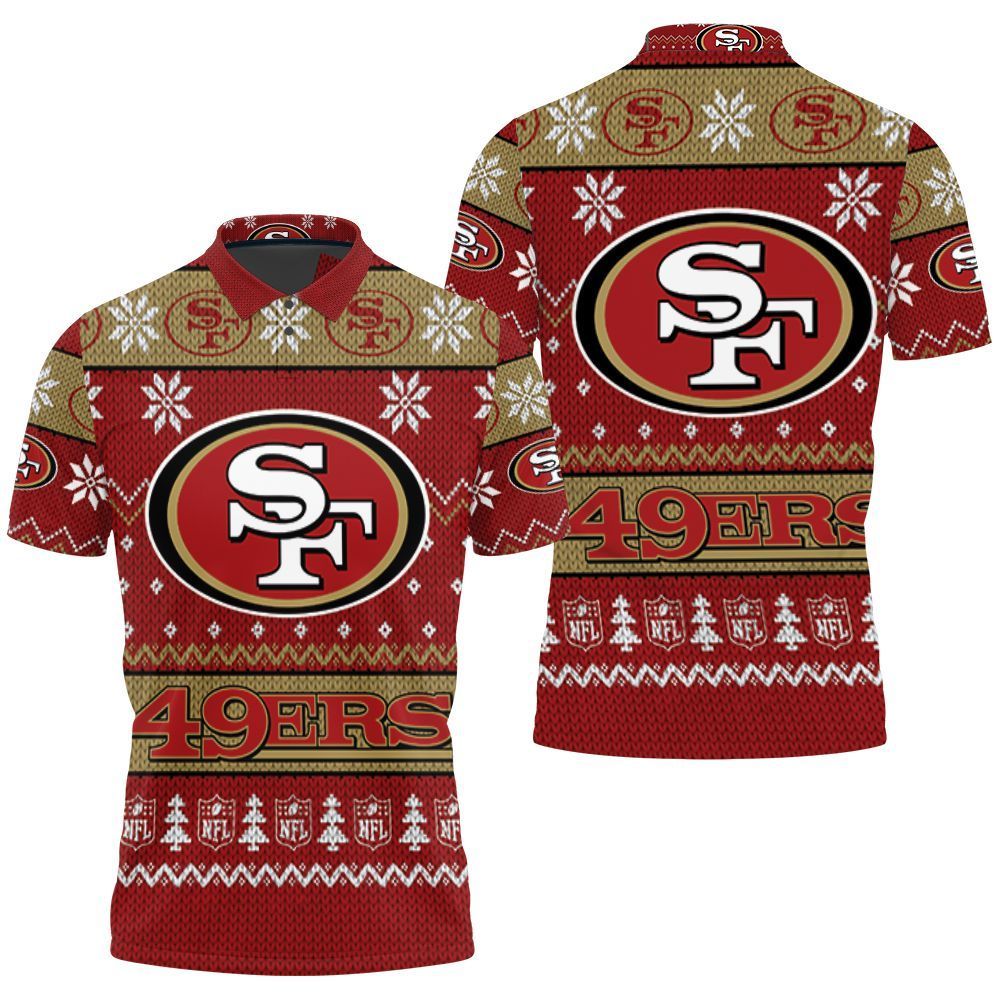 San Francisco 49ers Nfl Ugly Christmas 3d Polo Shirt Jersey All Over Print Shirt 3d T-shirt