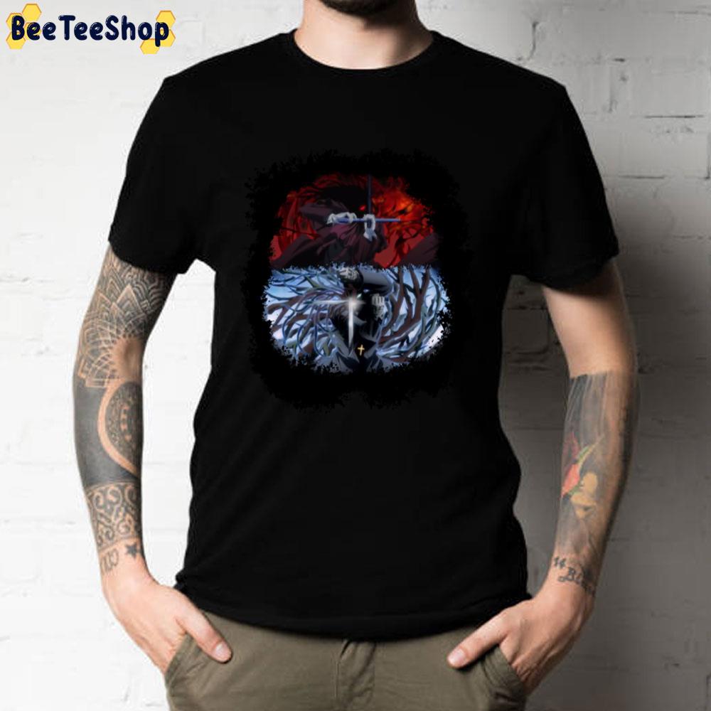 Scene Alucard Vs Anderson Hellsing Unisex T-Shirt