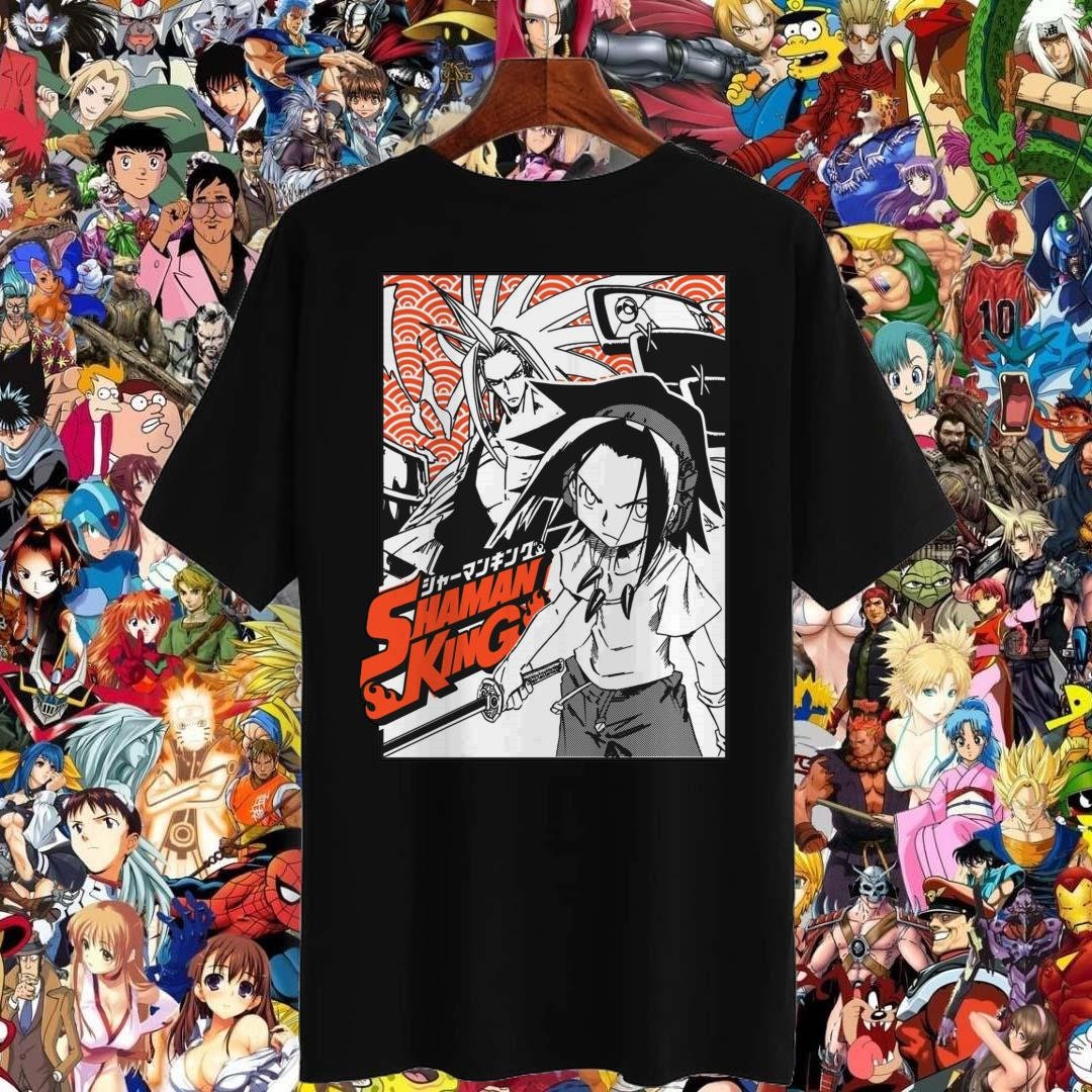 Shaman King Yoh Asakura And Amidamaru Anime Manga Unisex T-Shirt