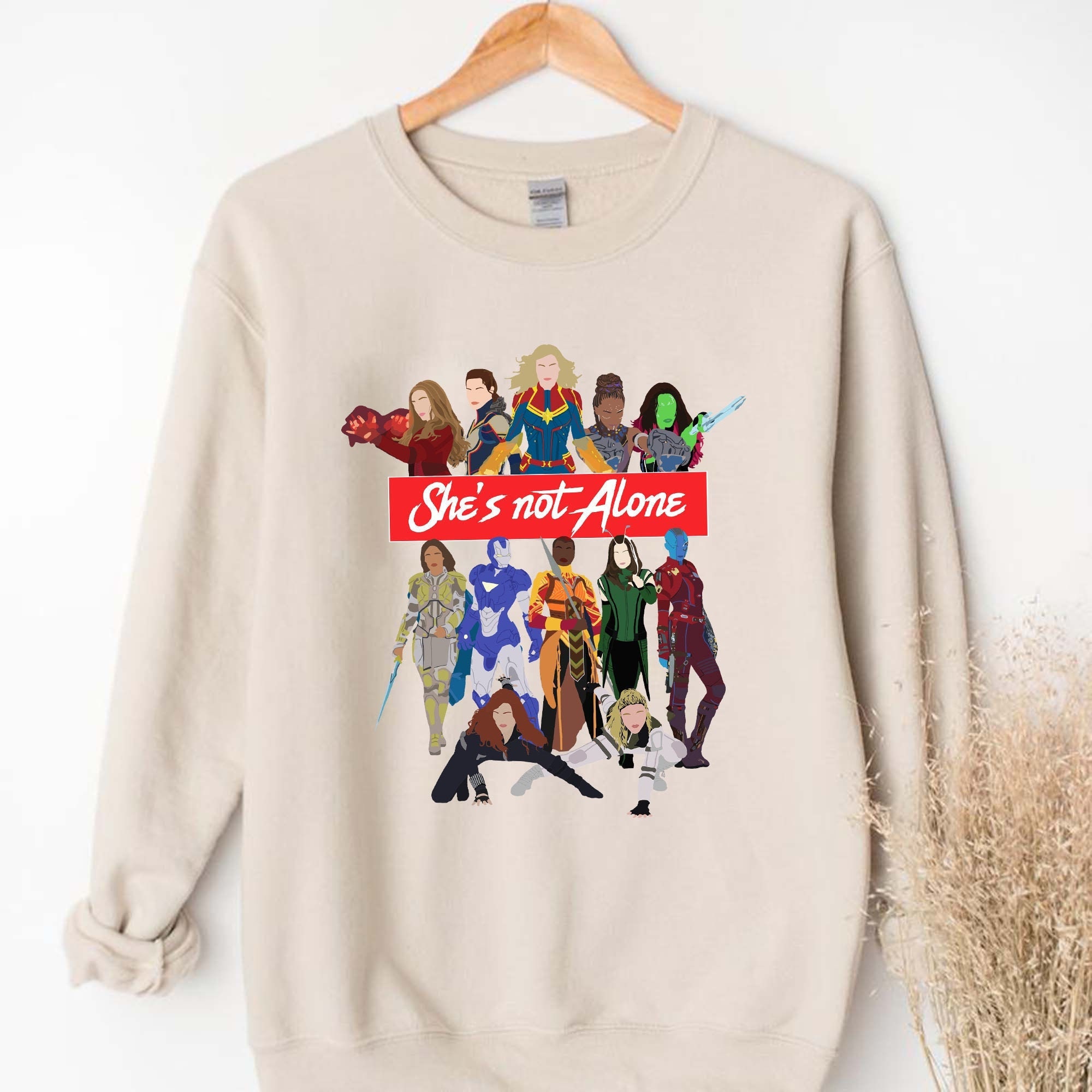 She Is Not Alone Superhero Infinity War Unisex Sweatshirt
