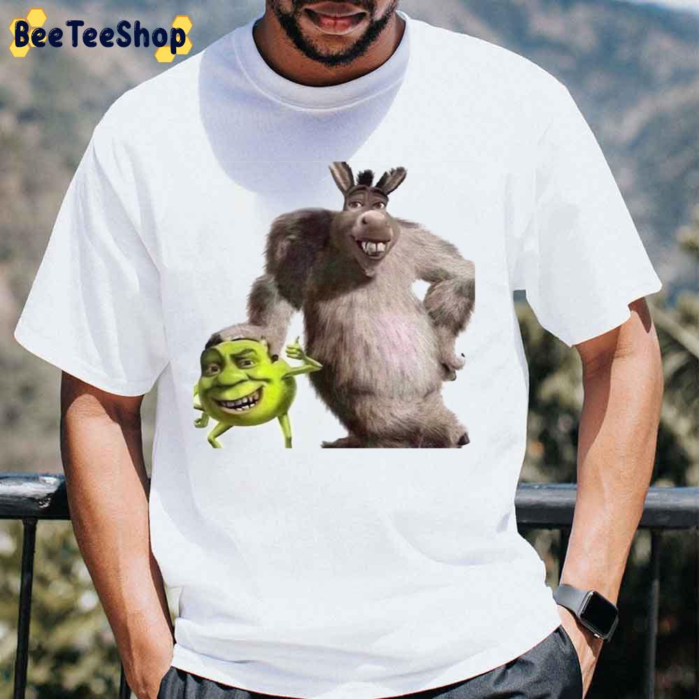 Shrek And Donkey X Monsters Inc Unisex T-Shirt