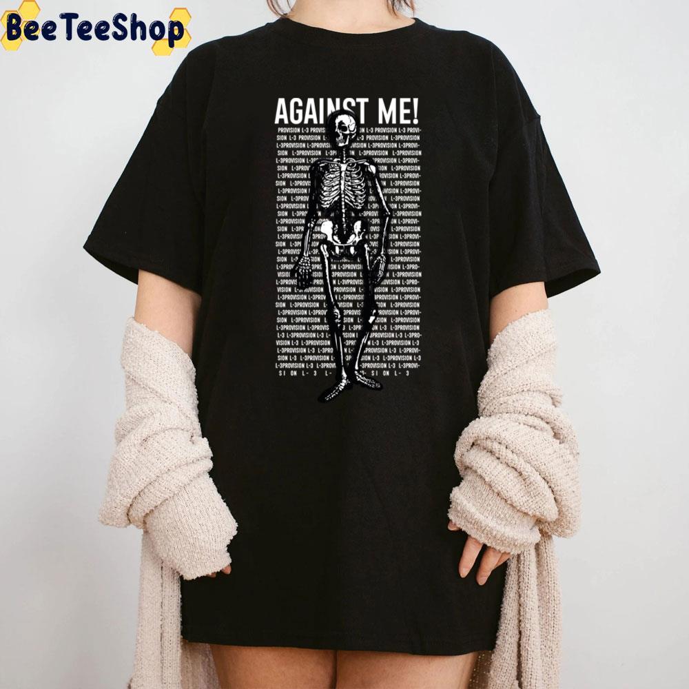 Skeleton Against Me Art Unisex T-Shirt