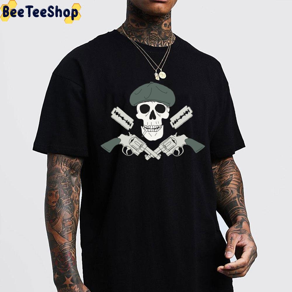 Skull And Gun Peaky Blinders Unisex T-Shirt