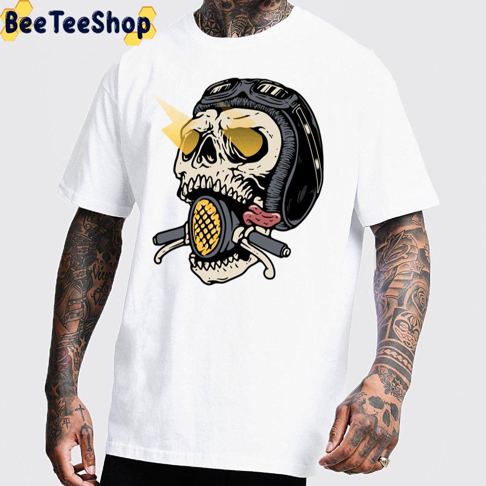 Skull Biker Art Unisex T-Shirt