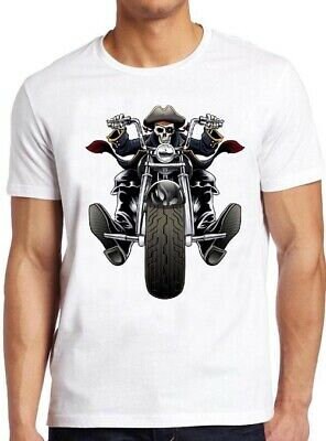 Skull Biker Vintage Unisex T-Shirt