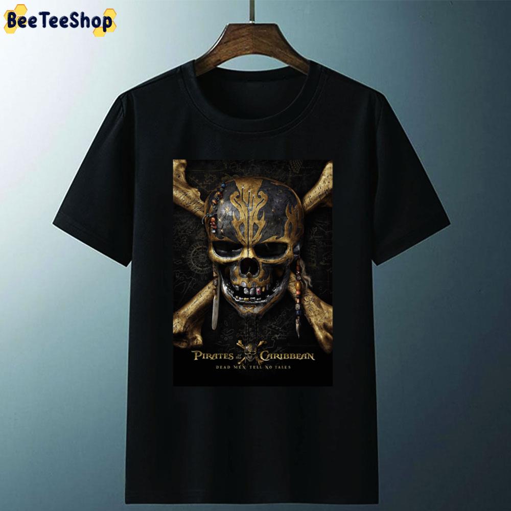 Skull Dead Men Tell No Tales Pirates Of The Caribbean Unisex T-Shirt