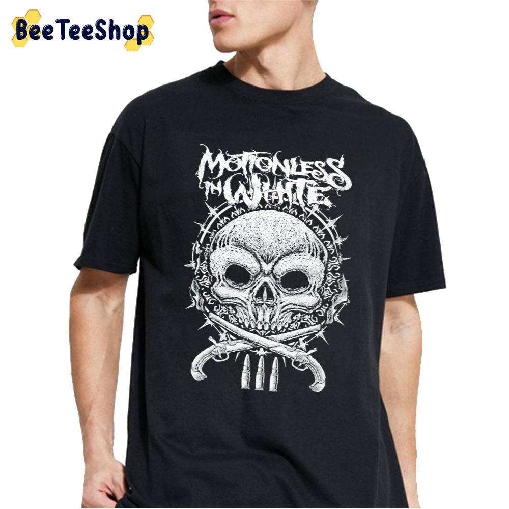 Skull Guns Motionless In White Band Unisex T-Shirt