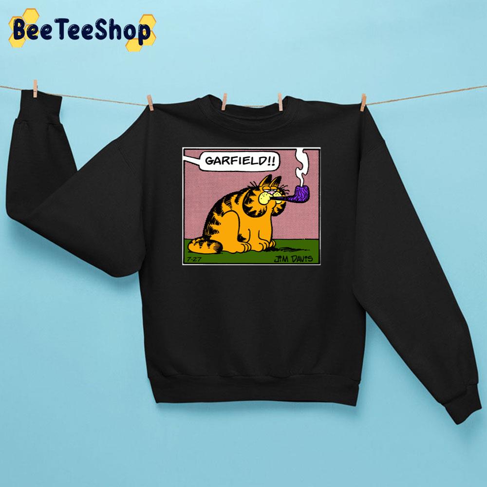 Smoking Garfield Unisex Sweatshirt