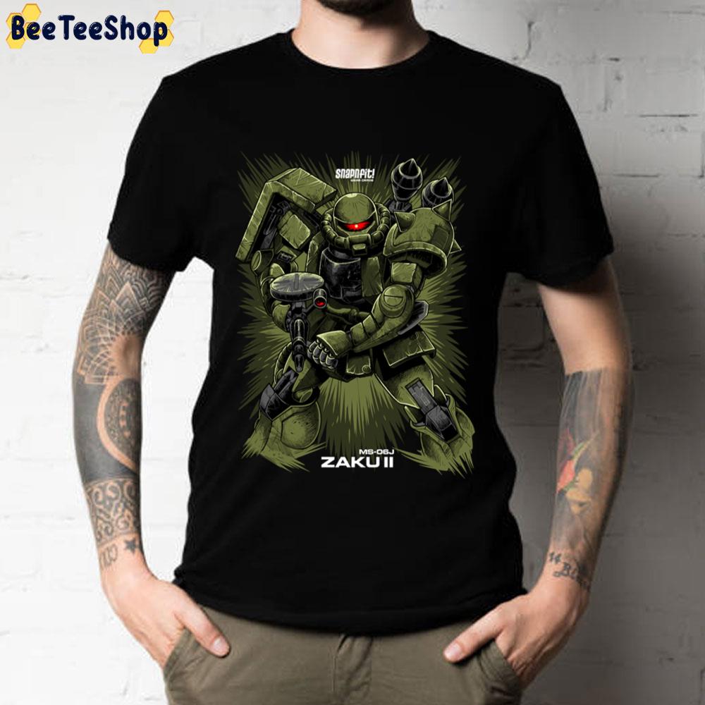 Snapnfit Ms-06j Zaku Ii Unisex T-Shirt