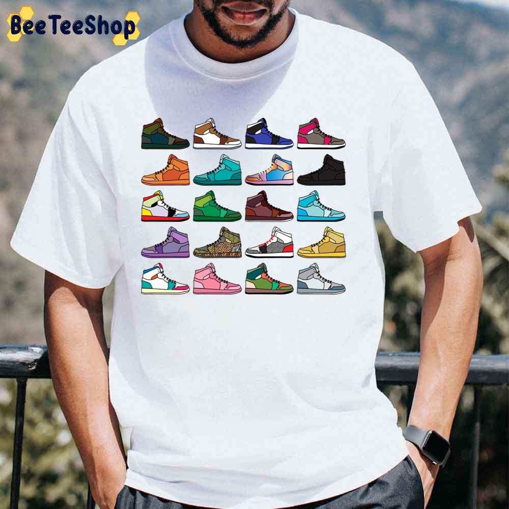 Sneaker Pattern Van Shoes Unisex T-Shirt