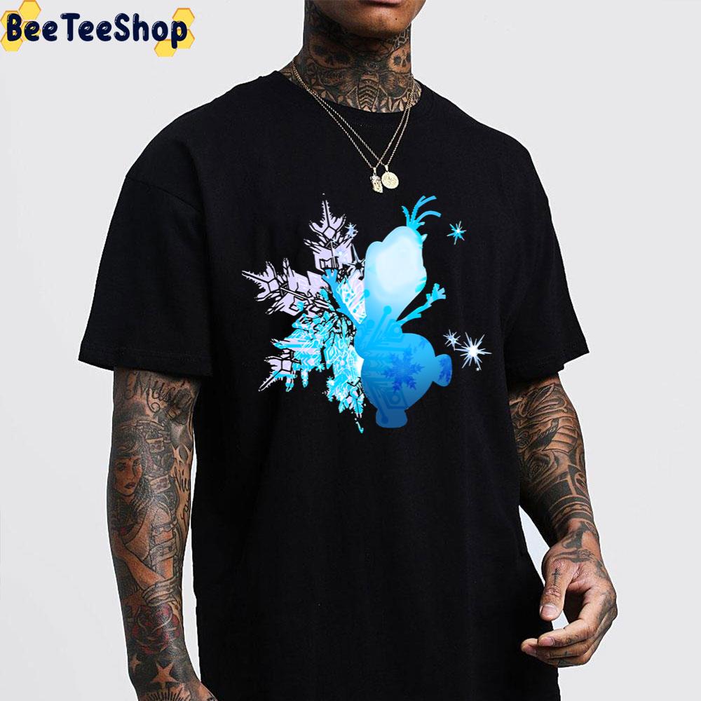 Snowman Silhouette Frozen Unisex T-Shirt