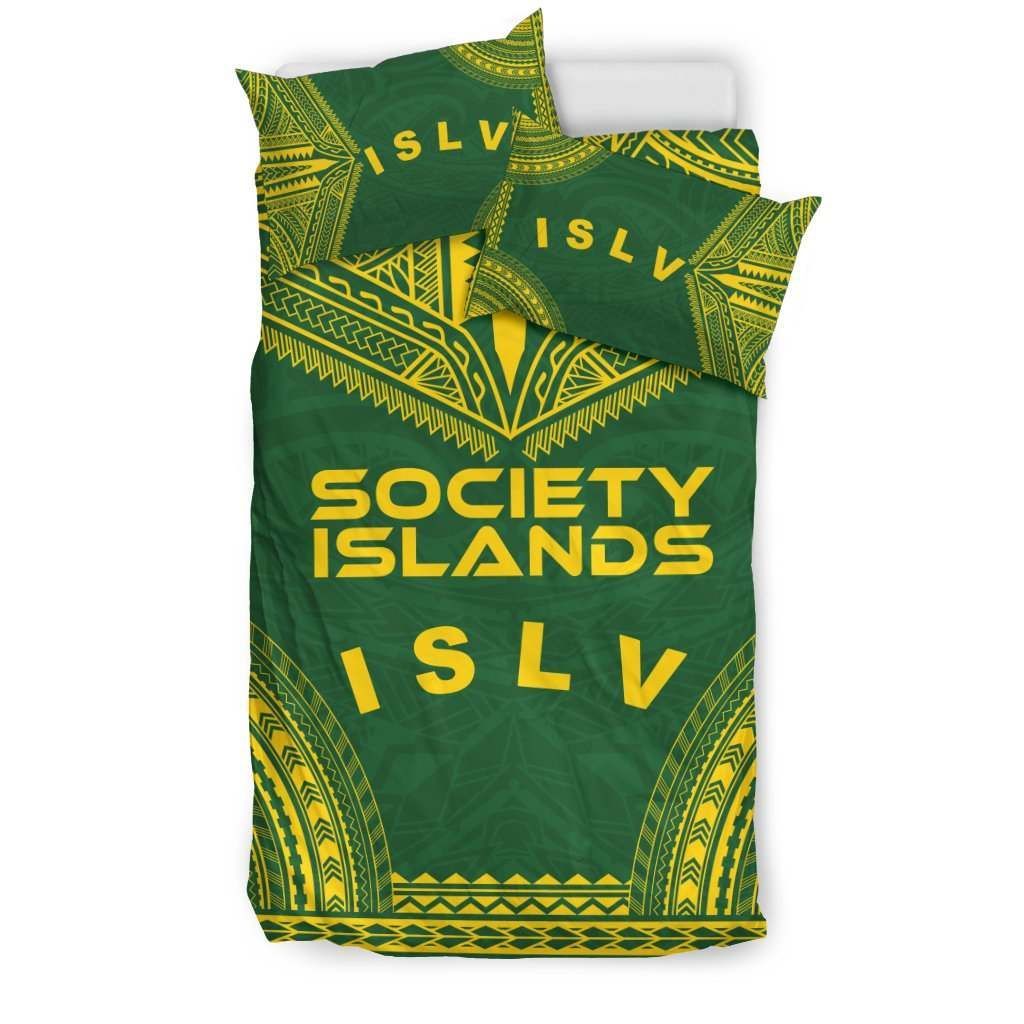 Society Islands Flag Polynesian Chief Cotton Bedding Sets