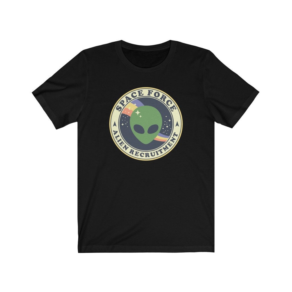 Space Force Alien Nasa Ufo Vintage Styled Unisex T-Shirt