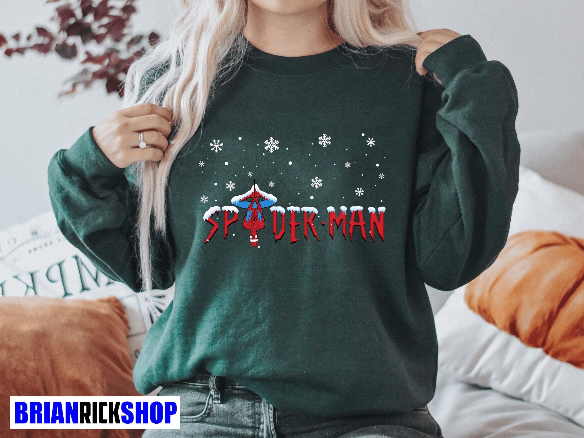 Spiderman Christmas Peter Parker No Way Home Unisex Sweatshirt