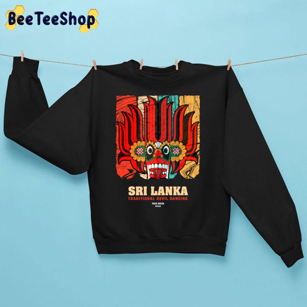Sri Lanka Traditional Devil Dancing Devil Yaka Mask Unisex Sweatshirt