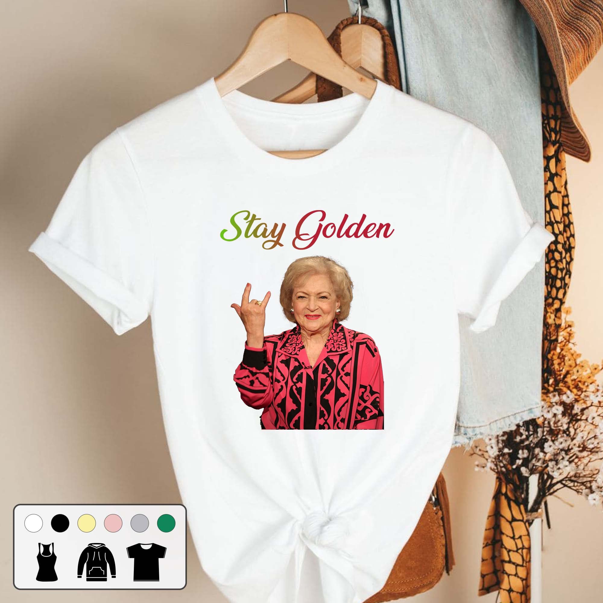 Stay Golden Quotes The Golden Girls Vintage Unisex T-Shirt