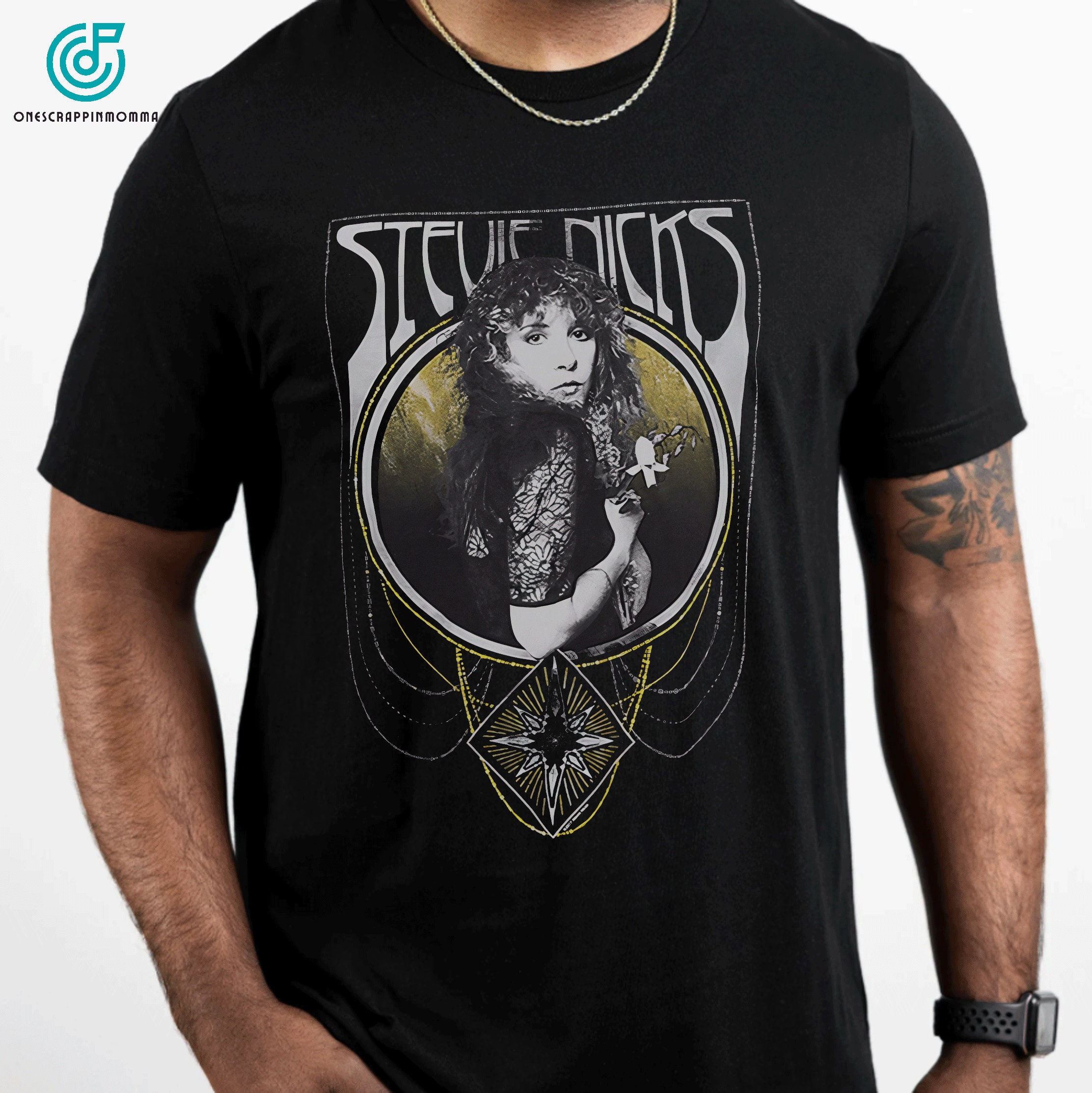 Stevie Nicks Fleetwood Mac Vintage Rock Band Unisex Shirt