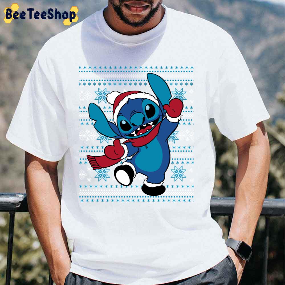 Stitch Happy Holiday Art Unisex T-Shirt