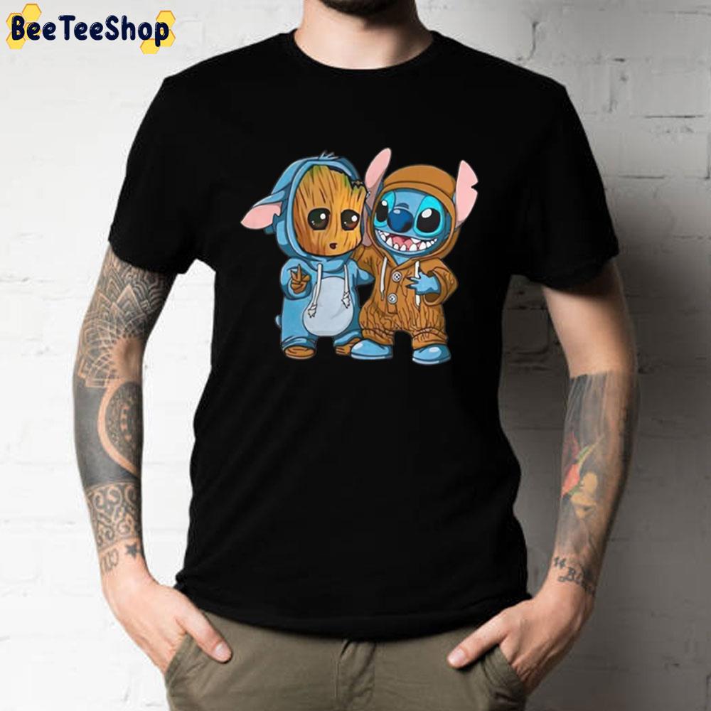 Stitch Love Groot Unisex T-Shirt