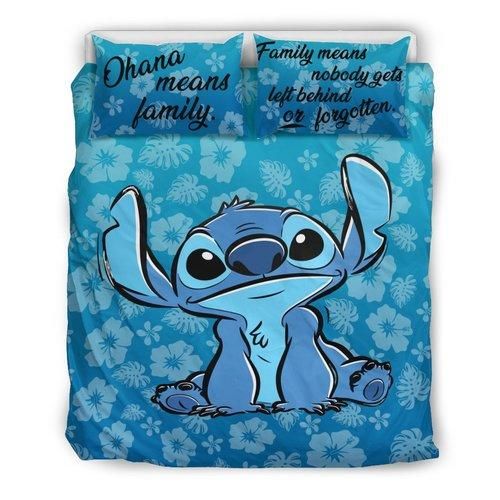 Stitch Ohana 3d Bedding Set