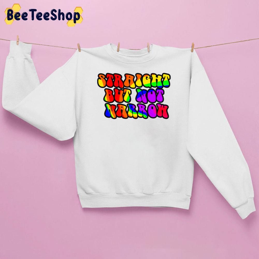 Straight But Nit Narrow Pride Allyship Unisex Sweatshirt