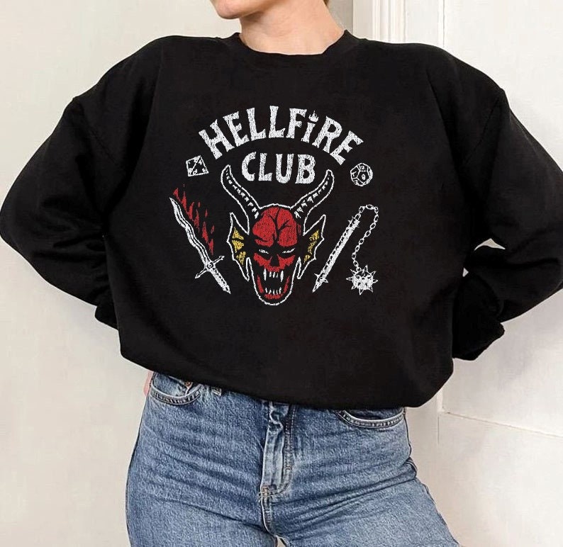 Stranger Things Hellfire Club Art Unisex Sweatshirt