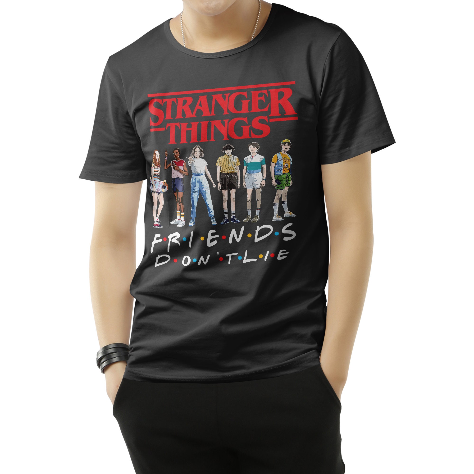 Strangerthings Friend Don’t Lie Characters Season 4 Unisex T-Shirt