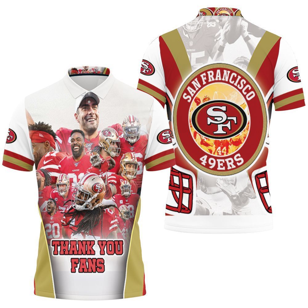 Super Bowl San Francisco 49ers Nfc West Division For Fans 3d Polo Shirt Jersey All Over Print Shirt 3d T-shirt