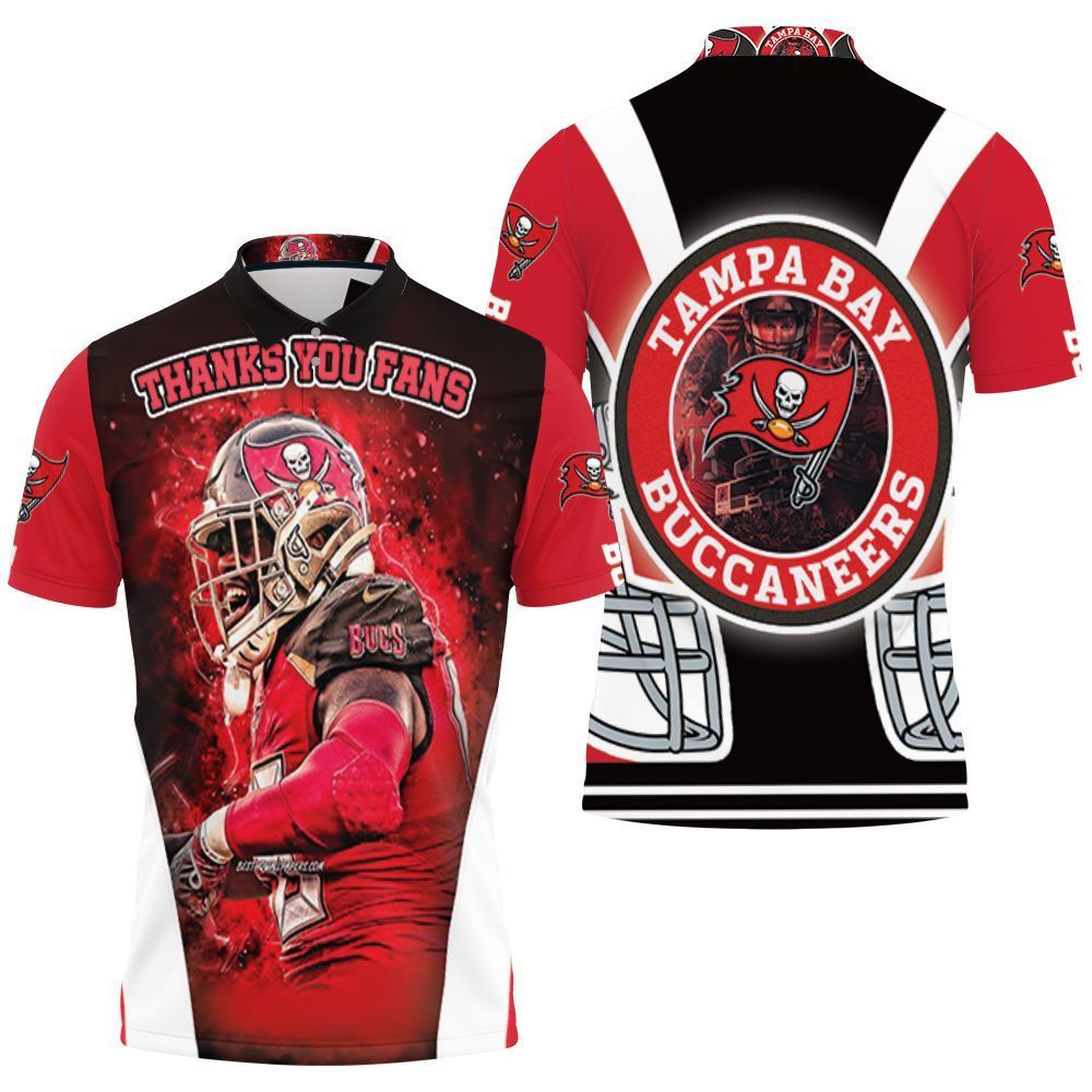 Tampa Bay Buccaneers 2021 Nfl Champions Thank You Fan 3d Polo Shirt Jersey All Over Print Shirt 3d T-shirt