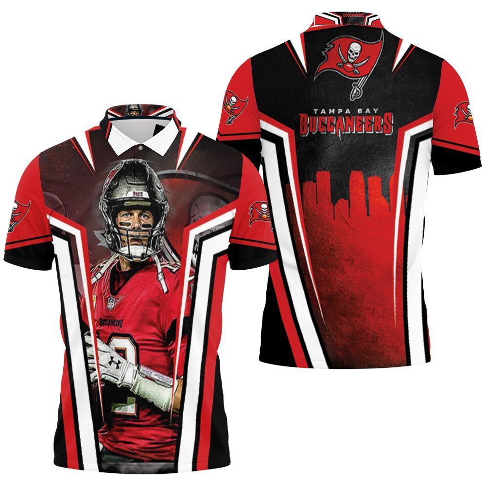 Tampa Bay Buccaneers City Of Super Bowl Champions Tom Brady 3d Polo Shirt Jersey All Over Print Shirt 3d T-shirt