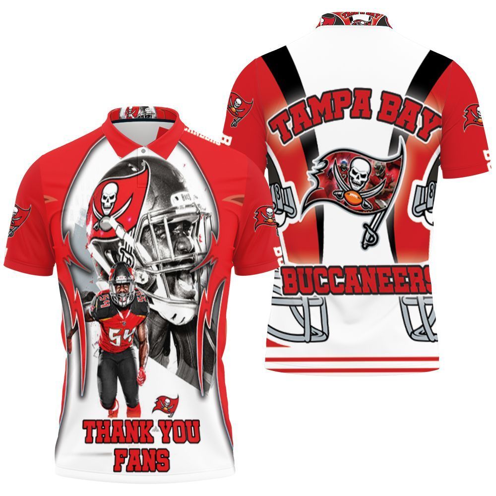 Tampa Bay Buccaneers Super Bowl Champions Thank You Fan 3d Polo Shirt Jersey All Over Print Shirt 3d T-shirt