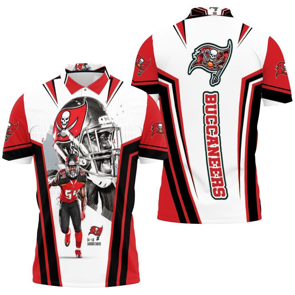 Tampa Bay Buccaneers Superbowl Champions Lavonte David 54 3d Polo Shirt ...