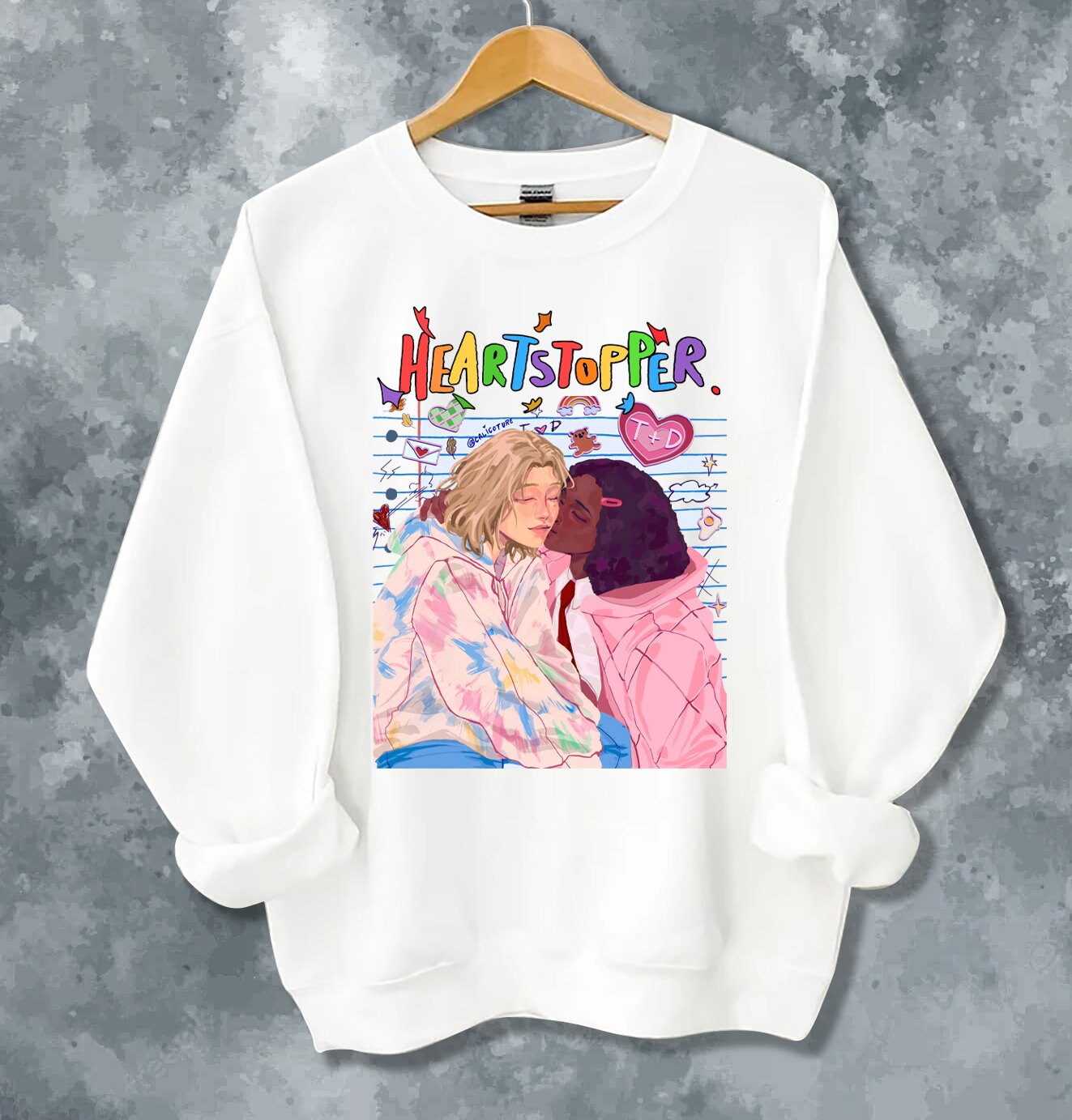 Tara And Darcy Heartstopper Lgbt Unisex Sweatshirt