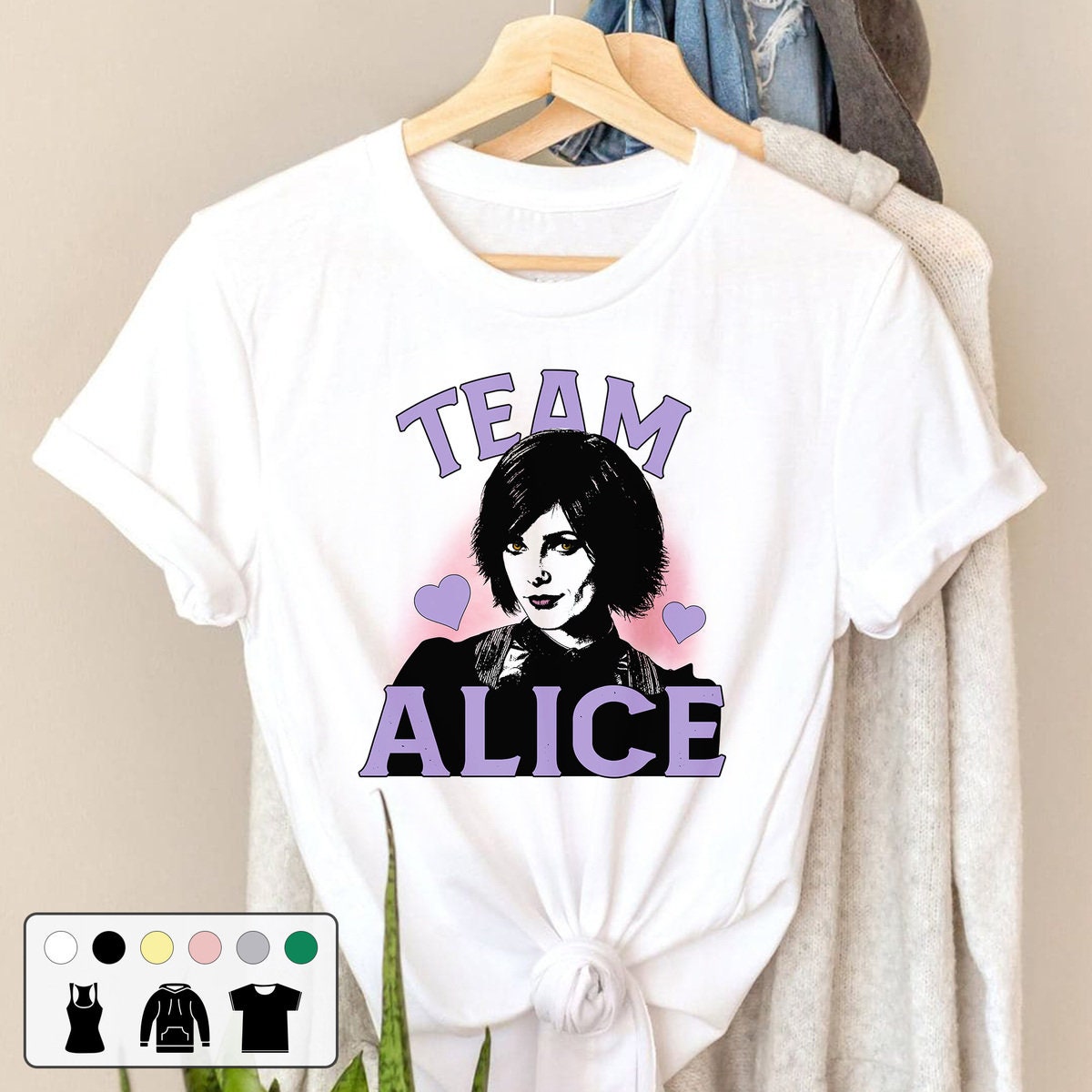 Team Alice Twilight Saga Vintage Unisex T-Shirt