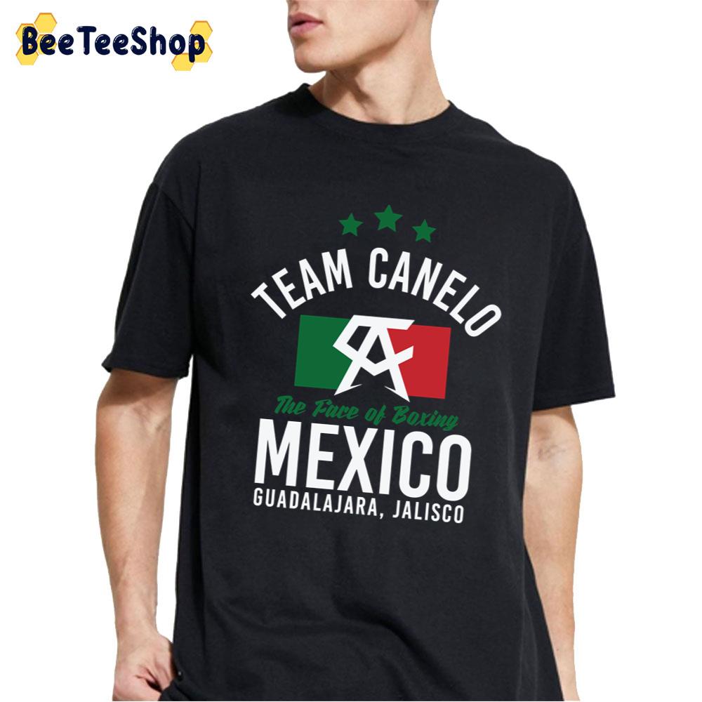 Team Canelo The Face Of Boxing Mexico Guadalajara Jalisco Unisex T-Shirt