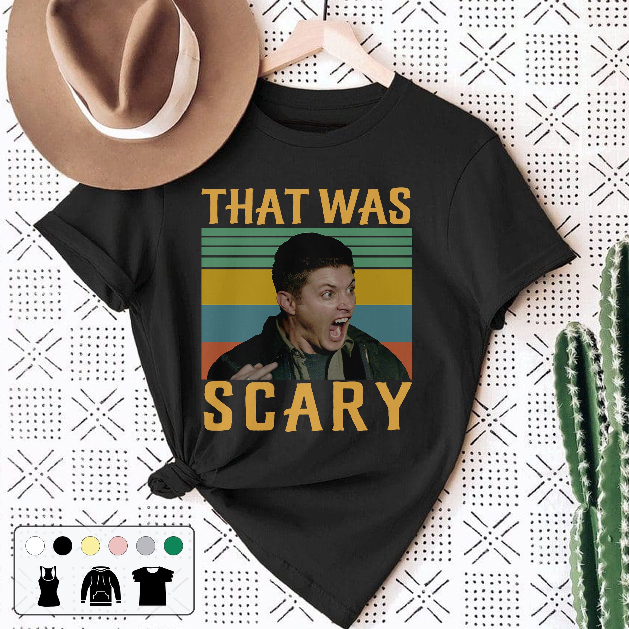 That Was Scary Dean Winchester Vintage Unisex T-Shirt